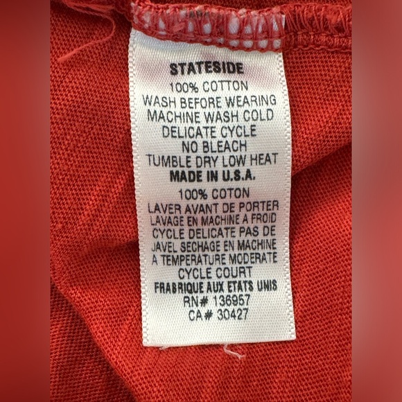 Stateside Supima Slub Jersey Twist Tee. Women’s‎ Medium. - Picture 4 of 5